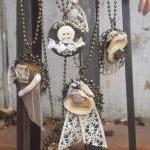 Ooak Assemblage Art Necklace... Heartsong