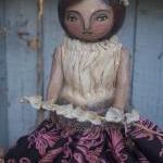 Primrose... Original, Primitive, Folk, Art Doll..