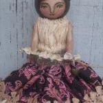 Primrose... Original, Primitive, Folk, Art Doll..
